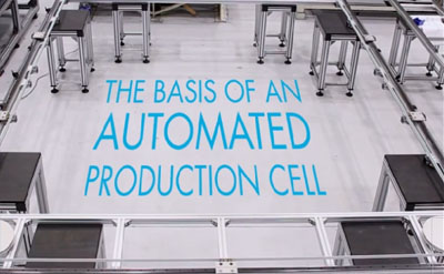 环形轨道输送系统---大空间布局