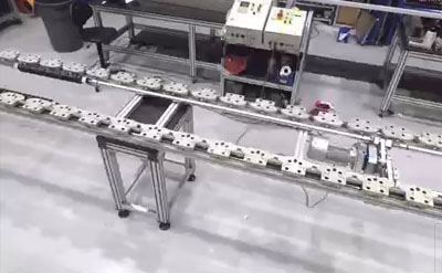 长度11.5米共94个滑座高速输送系统